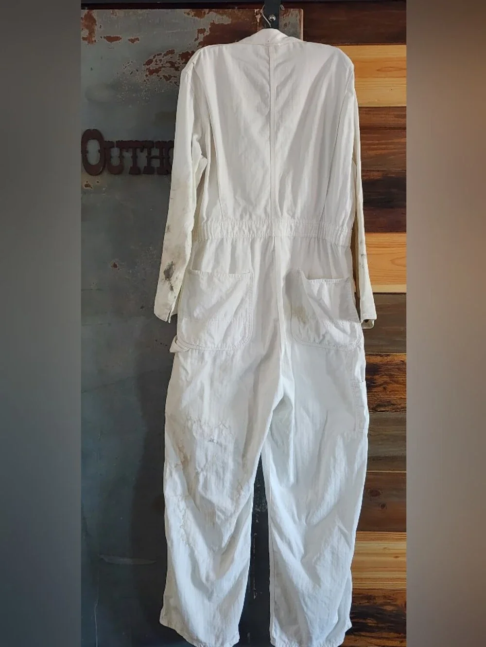 Vintage Penny's Big Mac Sanforized White Coveralls - Workwear
